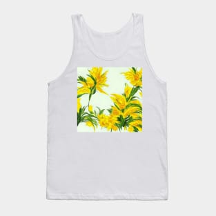 Sunflower Painted Tank Top